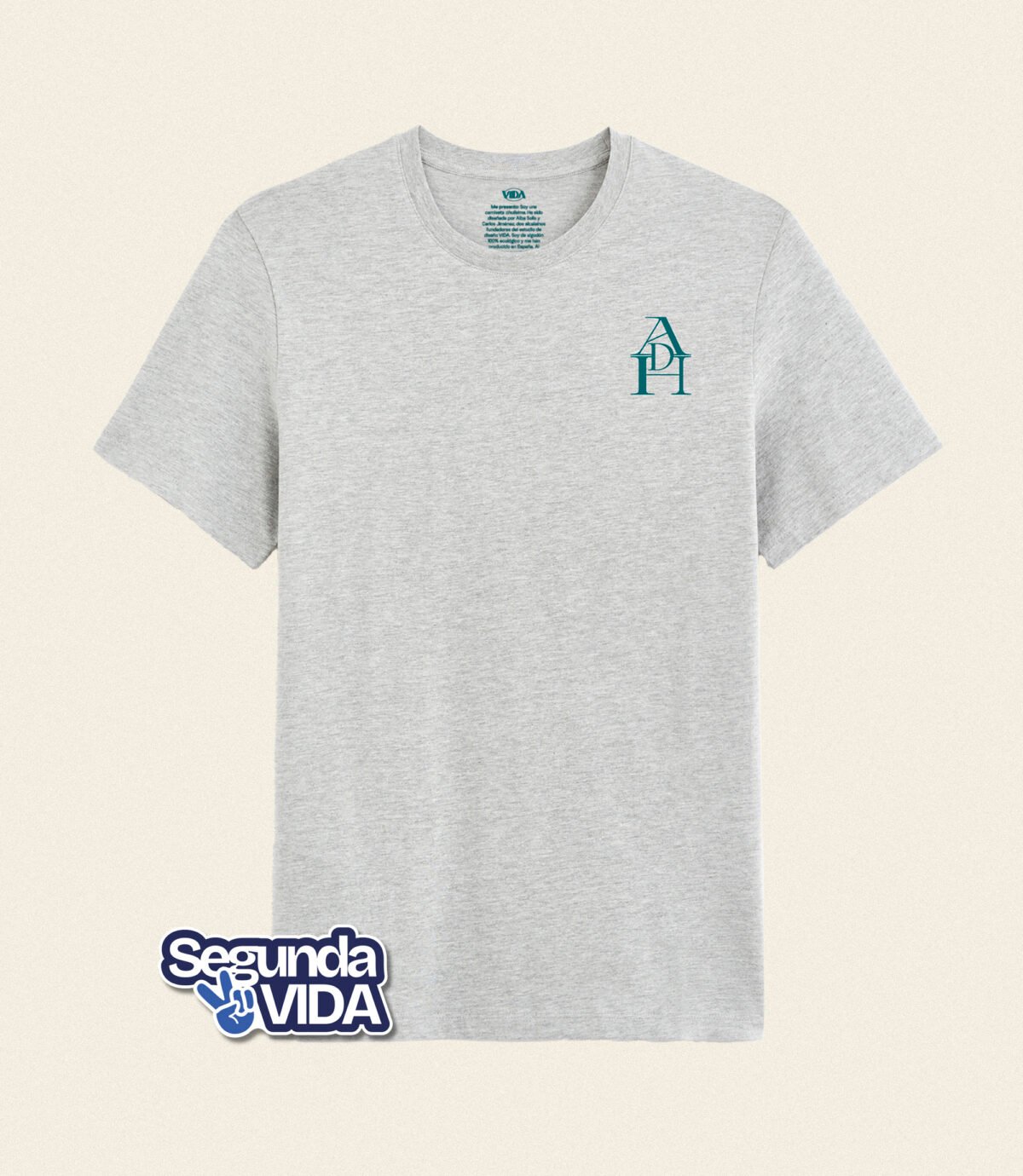 ADH – Camiseta gris 2ª Vida