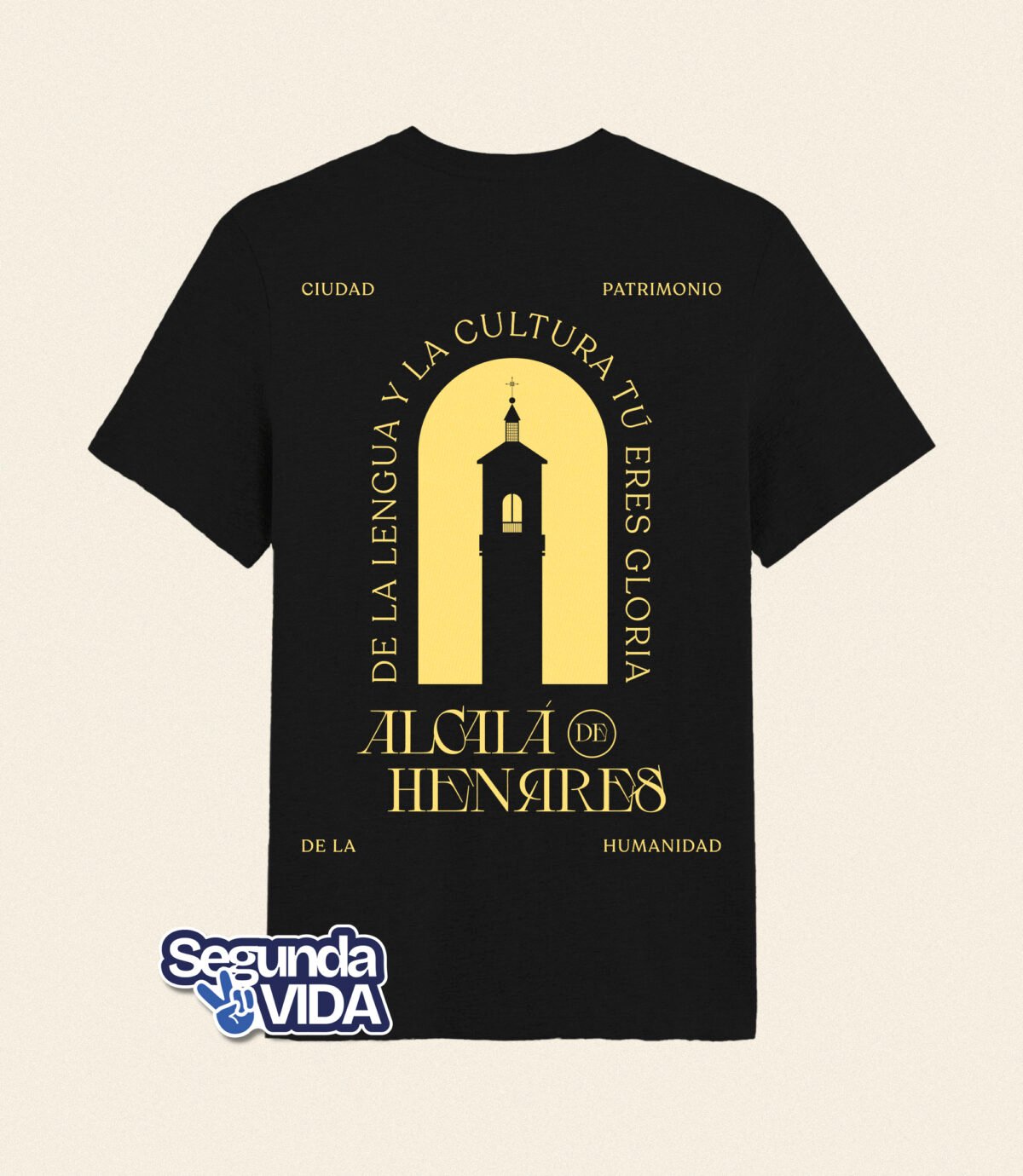 Torre de Santa María – Camiseta negra 2ª Vida