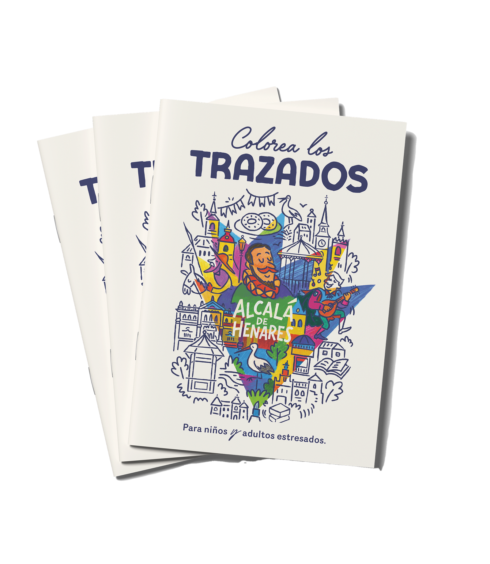 Colorea los trazados