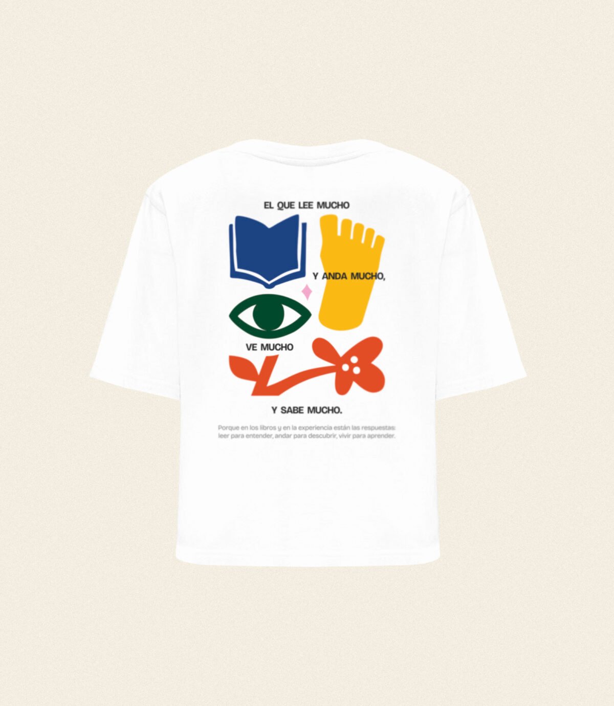 Colores frase Cervantes – Camiseta Niño