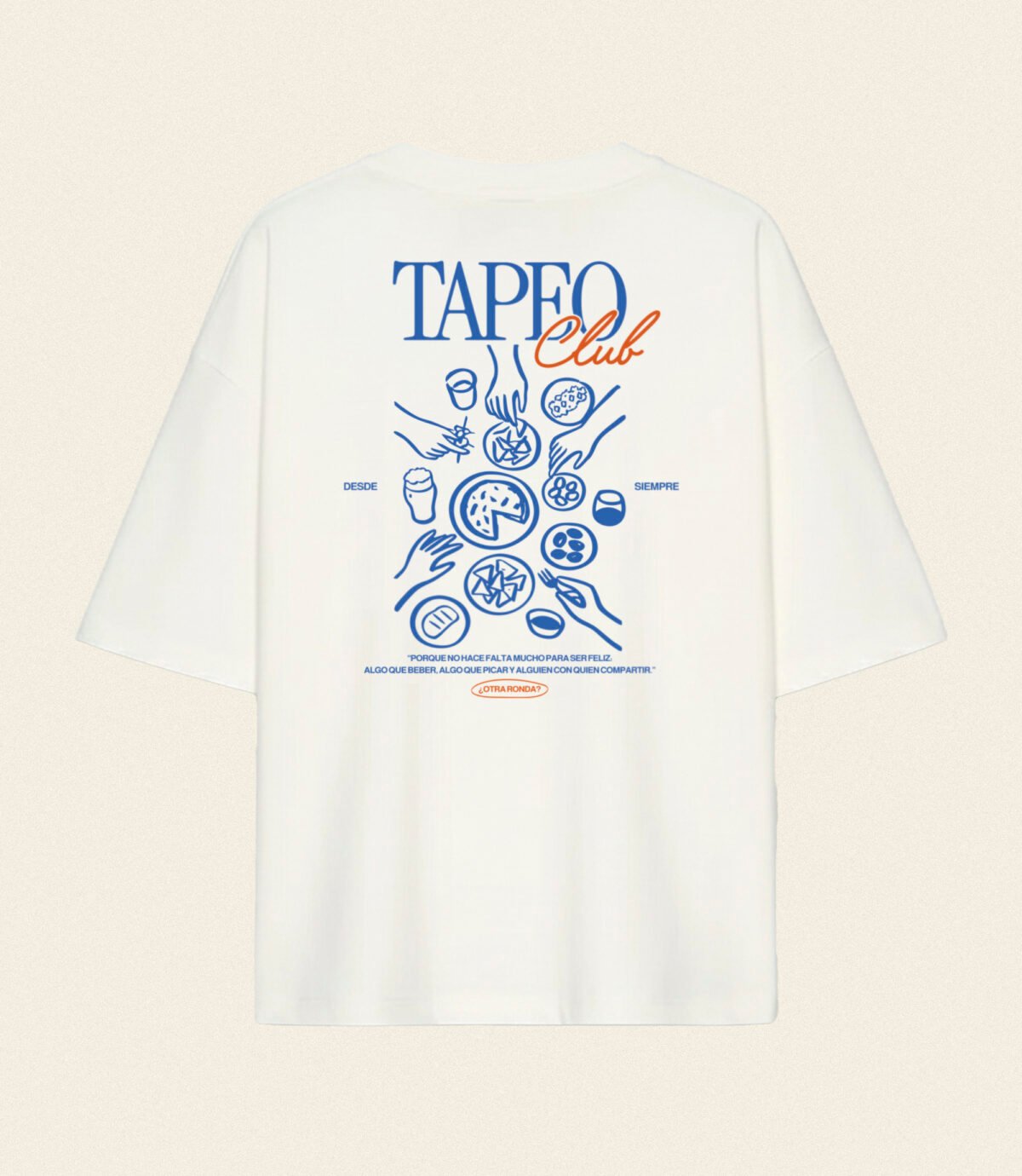 Tapeo Club – Camiseta Boxy Fit