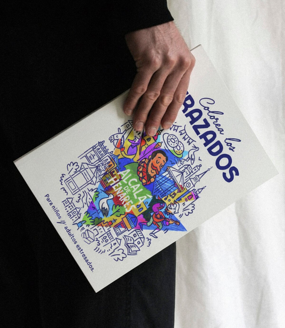 Colorea los trazados