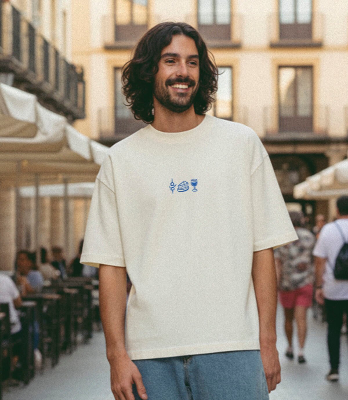 Tapeo Club – Camiseta Boxy Fit